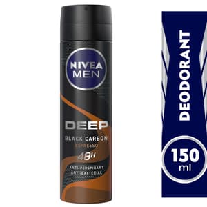 NIVEA DEO SPRAY DEEP BLACK CARBON 150ML