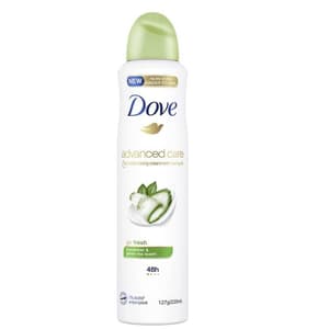 DOVE DEODORANT AEROSOL CUCUMBER AND GREEN TEA 150ML