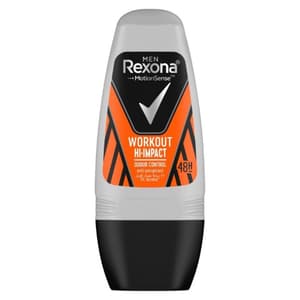 REXONA DEODORANT ROLL ON WORKOUT FOR MEN 50 ML