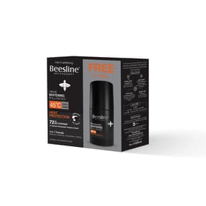 BEESLINE DEODORANT ROLL ON WHITE HEAT PROTECT 1+1 FREE