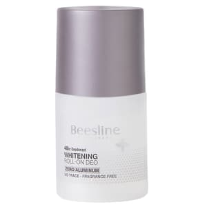 BEESLINE WHITENING DEODORANT ROLL-ON ZERO ALUMINUM FRAGRANCE FREE 50 ML