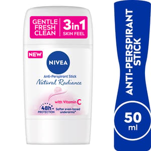 NIVEA DEO STICK NATURAL RADIANCE WMN 50ML