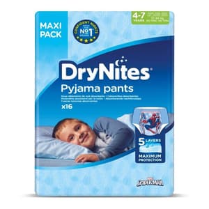 DRYNITES BOY 4-7 YEARS 16 PANTS