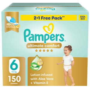 PAMPERS PREMIUM S6 150 PIECES