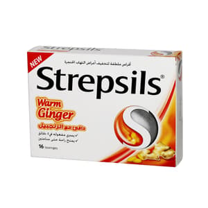 STREPSILS WARM GINGER LOZENGES