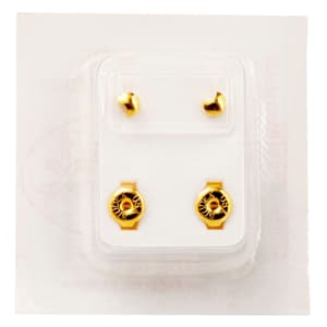 STUDEX EARRINGS 513Y ASST SHAPES GOLD