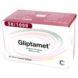 GLIPTAMET 50 / 1000 MG 56 TABLETS