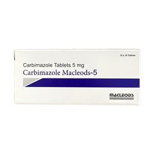 CARBIMAZOLE MACLEODS 5 MG 100 TABLETS