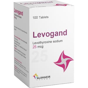 LEVOGAND 25 MCG 100 TABLETS