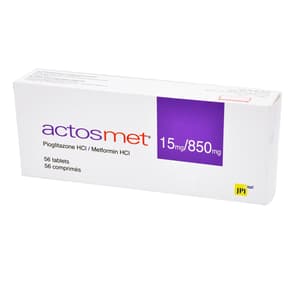أكتوس مت 15 / 850 ملجم 56 قرص