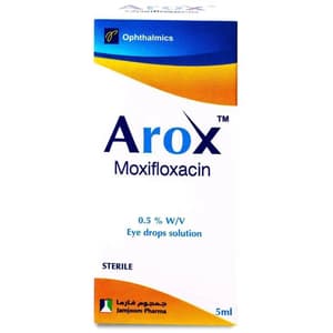AROX 0.5 % EYE DROPS 5 ML