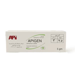 APIGEN 0.3% EYE OINTMENT 5 G
