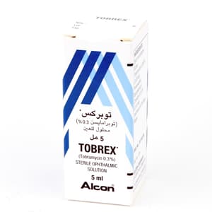 TOBREX 0.3 % EYE DROPS 5 ML