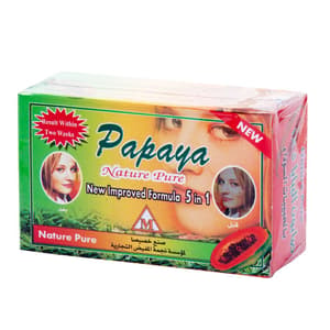 PURESKIN PAPAYA SOAP 5 IN 1 -135 GM