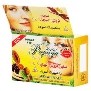 PURESKIN PAPAYA SOAP 6 IN 1 -135 GM