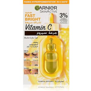 GARNIER SKIN ACT FAST BRIGHT AMPOULES 3% VITAMIN C 6 ML