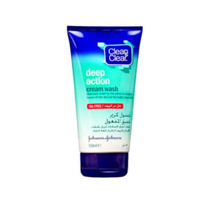 CLEAN & CLEAR DEEP ACTION CREAM CLEANSER 150 ML