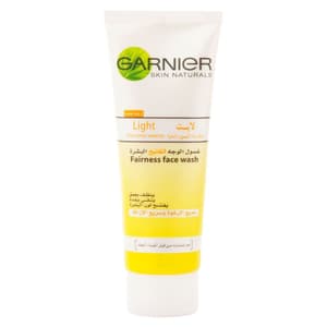 GARNIER LIGHT FAIRNESS FACE WASH 100 ML