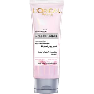 LOREAL PARIS GLYCOLIC BRIGHT CLEANSER FOAM 100 ML