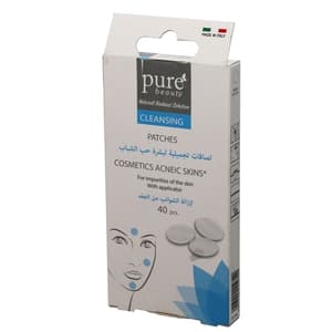 PURE BEAUTY CLEANSING PATCHES FOR ACNEIC SKIN 40 PIECES