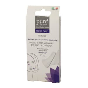 PURE BEAUTY ANTI-WRINKLES PATCHES FOR EYE & LIP CONTOUR 20 PIECES