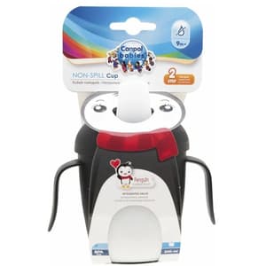 CANPOL NON SPILL CUP PENGUIN 240ML