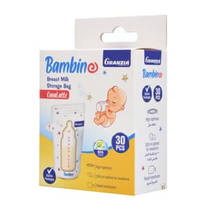 GRANZIA CASALATTE MILK STORAGE BAG 30 PIECES
