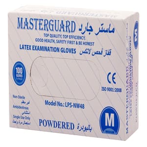 قفازات لاتكس مقاس وسط