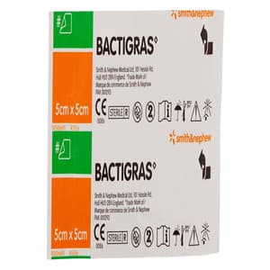 BACTIGRAS PARAFFIN GAUZE DRESSING 5*5 CM