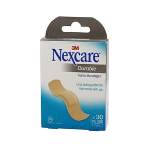 NEXCARE DURABLE FABRIC BANDAGE 30 PIECES
