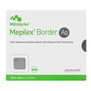MOLNLYCKE MEPILEX BORDER AG 10*10 CM