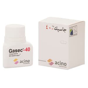 GASEC 40 MG 28 CAPSULES