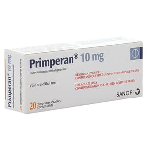 PRIMPERAN 10 MG 20 TABLETS