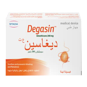 DEGASIN 280 MG 32 CAPSULES