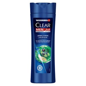 CLEAR 2 IN 1 SHAMPOO & CONDITIONER HERBAL FUSION FOR MEN 400 ML
