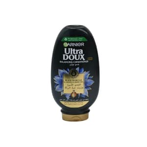 GARNIER ULTRA DOUX CONDITIONER BLACK CHARCOAL 360 ML