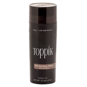 TOPPIK HAIR COLORE FIBERS ECONOMY PACK (MEDIUM BROWN) 27.5 GM
