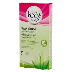فيت شرائح شمعيه لازاله الشعر للبشره الجافه 20 شريحه