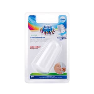 CANPOL SILICONE BABY TOOTHBRUSH