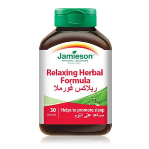 JAMIESON RELAXING HERBAL FORMULA 30 CAPSULES