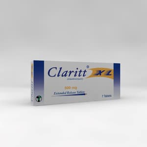 CLARITT XL 500 MG 7 TABLETS