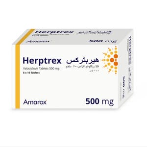 HERPTREX 500 MG 60 TABLETS