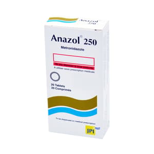 ANAZOL 250 MG 20 TABLETS