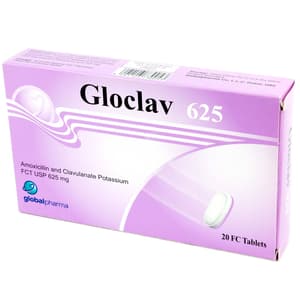جلوكلاف 625 جم 20 قرص