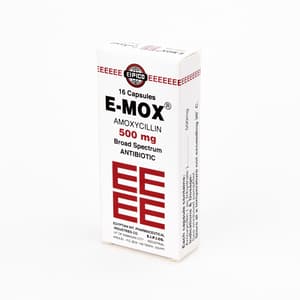 EMOX 500 MG 16 CAPSULES
