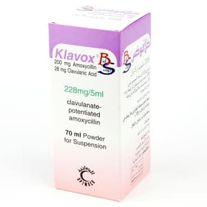 KLAVOX 228 MG / 5 ML SUSPENSION 70 ML