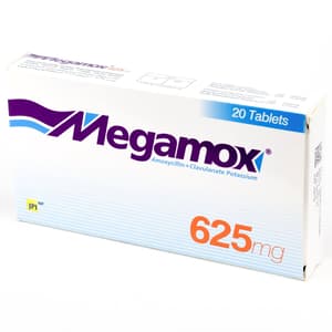 ميجاموكس 625 ملجم 20 قرص