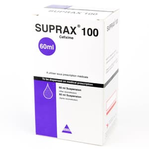 SUPRAX 100 MG / 5 ML SUSPENSION 60 ML