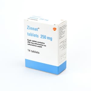 ZINNAT 250 MG 10 TABLETS