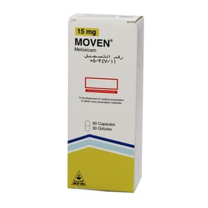 MOVEN 15 MG 30 CAPSULES